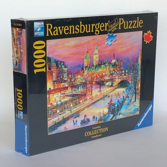 New sealed Ravensburger 1000pcs Adult Puzzle- Ottawa Winterlude Festival - Picture 9 of 12